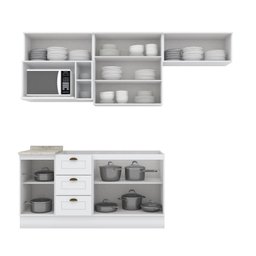 Cozinha Compacta 4 Portas 3 Gavetas Emily - 3