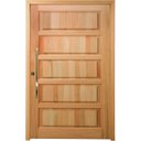 Ver imagem 3 de Kit Porta Pivotante Maciça de Eucalipto 214x107x14cm PP01 Cruzeiro Portas