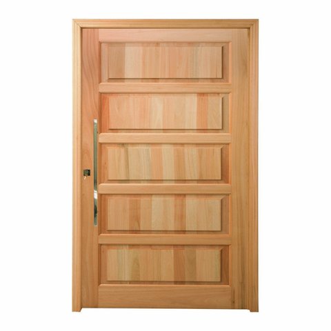 Kit Porta Pivotante Maciça de Eucalipto 214x107x14cm PP01 Cruzeiro Portas