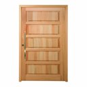 Ver imagem 1 de Kit Porta Pivotante Maciça de Eucalipto 214x107x14cm PP01 Cruzeiro Portas