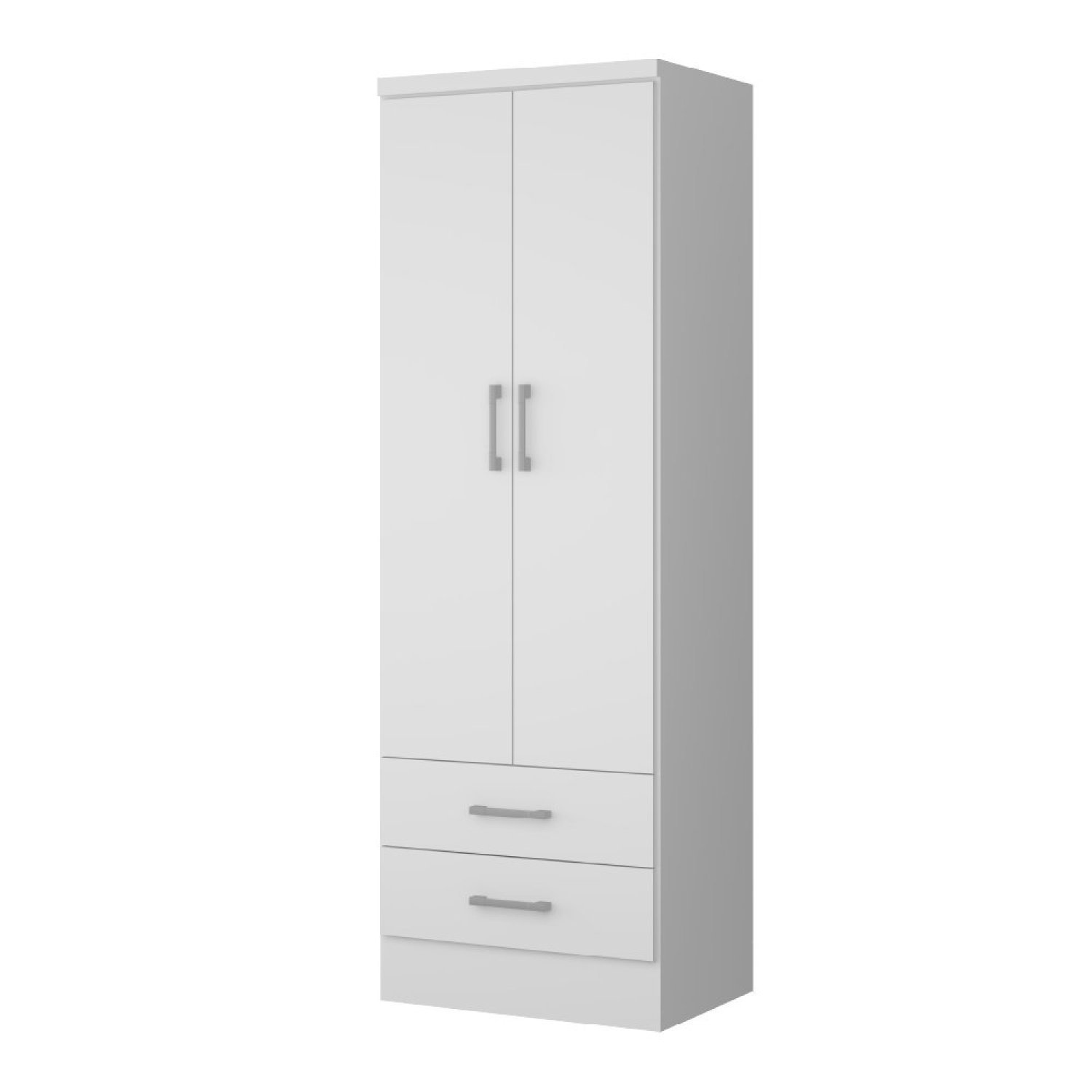 Guarda Roupas Solteiro 2 Portas 2 Gavetas MDP Sense   - 3