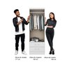 Guarda Roupas Solteiro 2 Portas 2 Gavetas MDP Sense   - 8