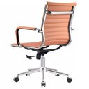 Ver imagem 2 de Cadeira Charles Eames Baixa Caramelo Base Cromada - 73489