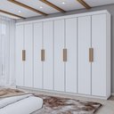 Ver imagem 1 de Guarda-roupa Casal Aurora 8 Portas 4 Gavetas - Panorama Móveis