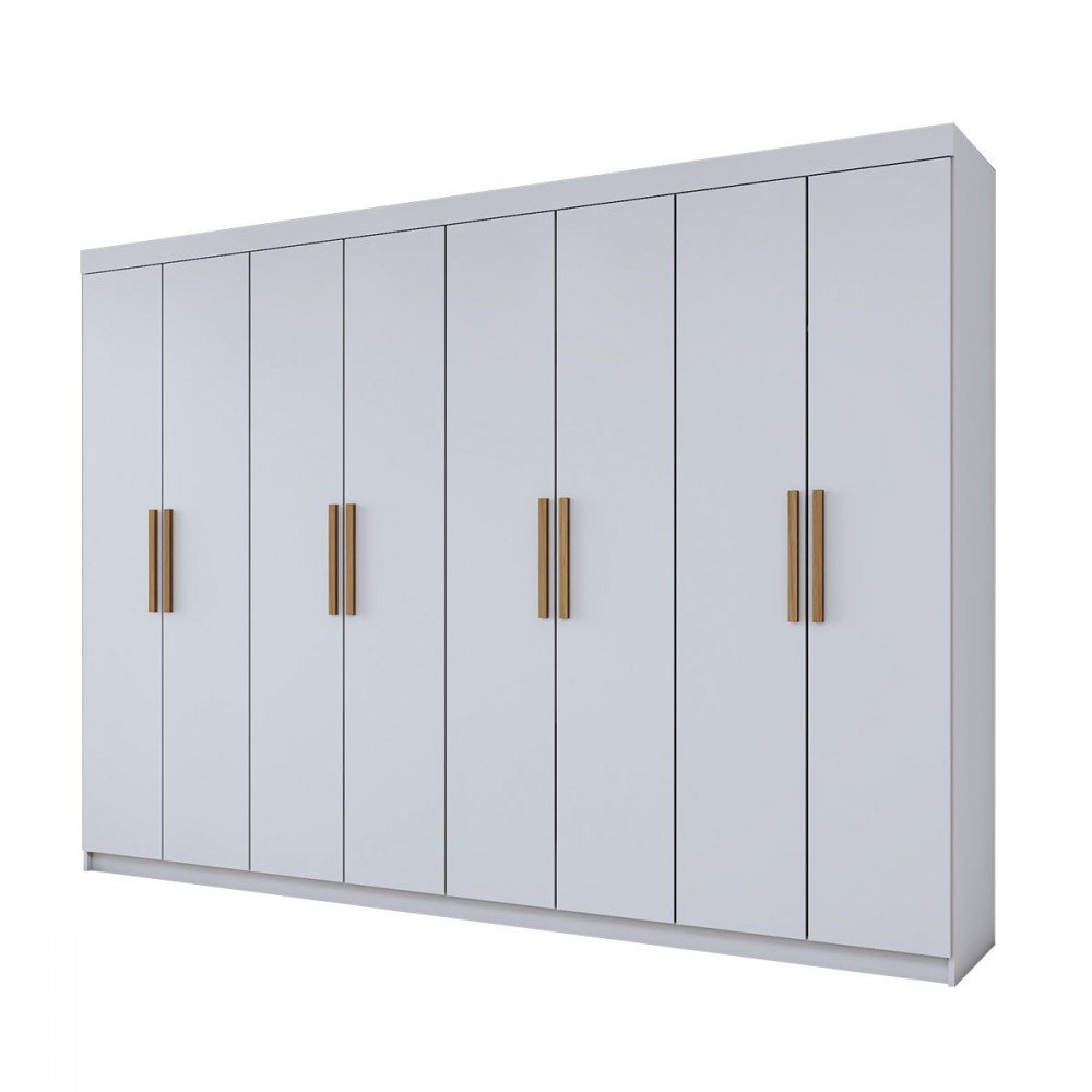 Guarda-roupa Casal Aurora 8 Portas 4 Gavetas - Panorama Móveis
