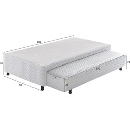 Base Box Solteiro Auxiliar Somiê Ecoflex - 2