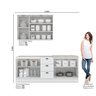 Cozinha Compacta 3 Peças com Tampo Para Cooktop Emily - 3