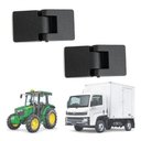 Ver imagem 1 de Par Dobradiças Externa Porta Agrícola Baú Cabine Dupla Reforçada 8 Prisioneiros Universal
