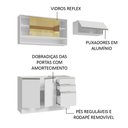 Ver imagem 5 de Armário de Cozinha Compacta 200cm Branco Glamy Madesa 08