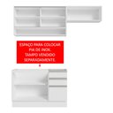 Ver imagem 6 de Armário de Cozinha Compacta 200cm Branco Glamy Madesa 08