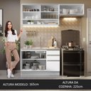 Ver imagem 7 de Armário de Cozinha Compacta 200cm Branco Glamy Madesa 08
