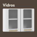 Ver imagem 5 de Cozinha de Aço Compacta 6 Portas Branco Colors Bertolini