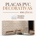Ver imagem 4 de Kit com 100 Placas 3d de Pvc – Revestimento de Parede Decorativo 25 Cm para Ambientes Modernos