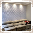 Ver imagem 5 de Kit com 100 Placas 3d de Pvc – Revestimento de Parede Decorativo 25 Cm para Ambientes Modernos