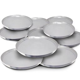 KIT COM 10 FORMAS PARA PIZZA 15 CM Nutri-Family KIT702-1 - 1