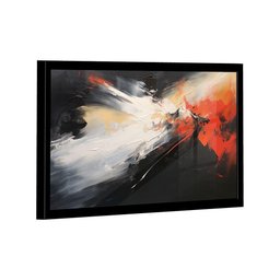 Quadro Abstrato Tinta Textura -- Br Artes - 5