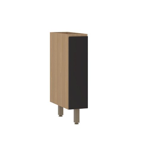 Balcão de Cozinha 20cm 1 Porta sem Tampo Slim Luciane Móveis