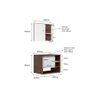 Conjunto Gabinete Armário para Banheiro França Completo com Cuba e Torneira - 4