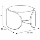 Ver imagem 3 de Puff para Sala de Estar em Linho Bello