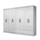 Ver imagem 2 de Guarda Roupa Casal 8 Portas 4 Gavetas Paris Espresso Móveis