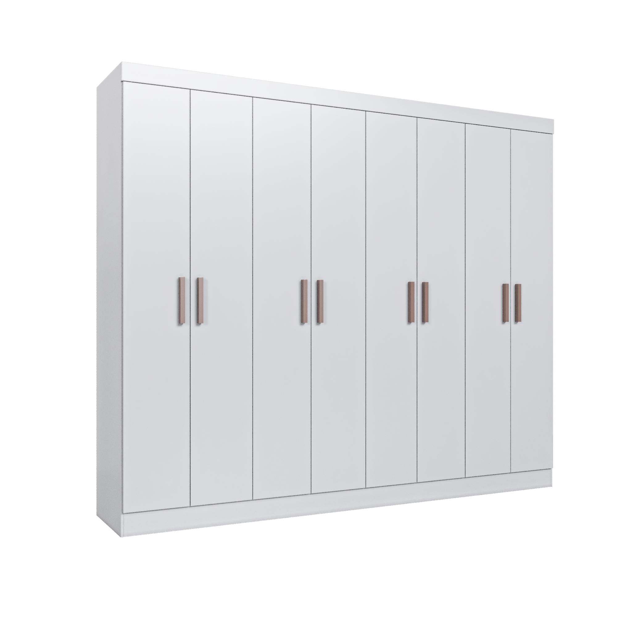Guarda Roupa Casal 8 Portas 4 Gavetas Paris Espresso Móveis - 3