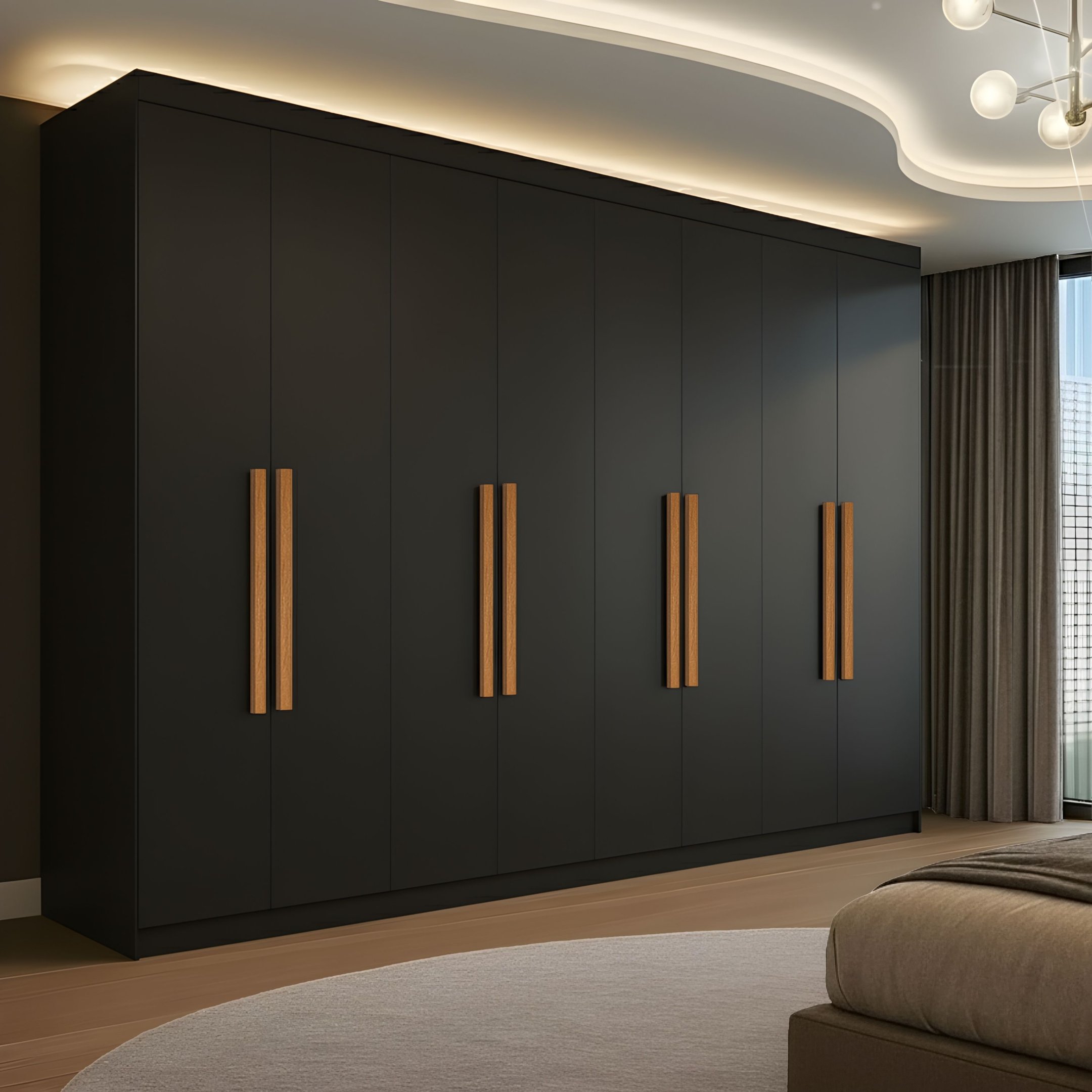 Guarda Roupa Casal 8 Portas 4 Gavetas Paris Espresso Móveis é boa?