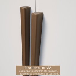 Guarda Roupa Casal 8 Portas 4 Gavetas Paris Espresso Móveis - 9