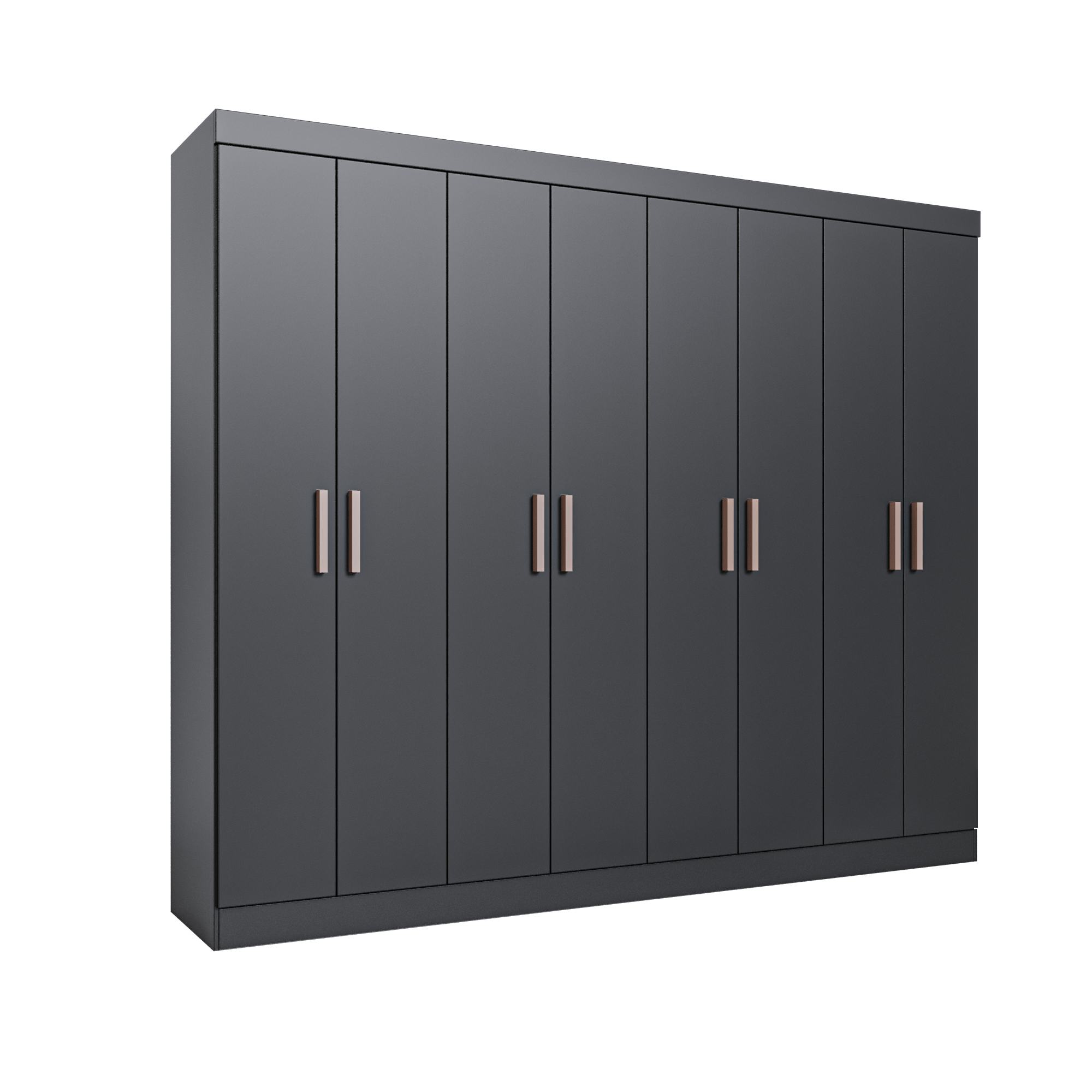 Guarda Roupa Casal 8 Portas 4 Gavetas Paris Espresso Móveis - 3