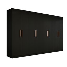 Guarda Roupa Casal 8 Portas 4 Gavetas Paris Espresso Móveis - 2