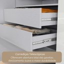 Ver imagem 7 de Guarda Roupa Casal 8 Portas 4 Gavetas Paris Espresso Móveis Preto