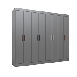 Guarda Roupa Casal 8 Portas 4 Gavetas Paris Espresso Móveis - 3
