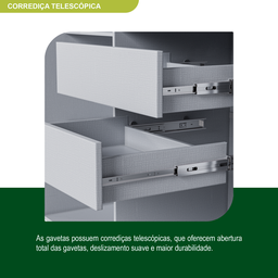 Guarda Roupa Casal 8 Portas 4 Gavetas Paris Espresso Móveis - 9