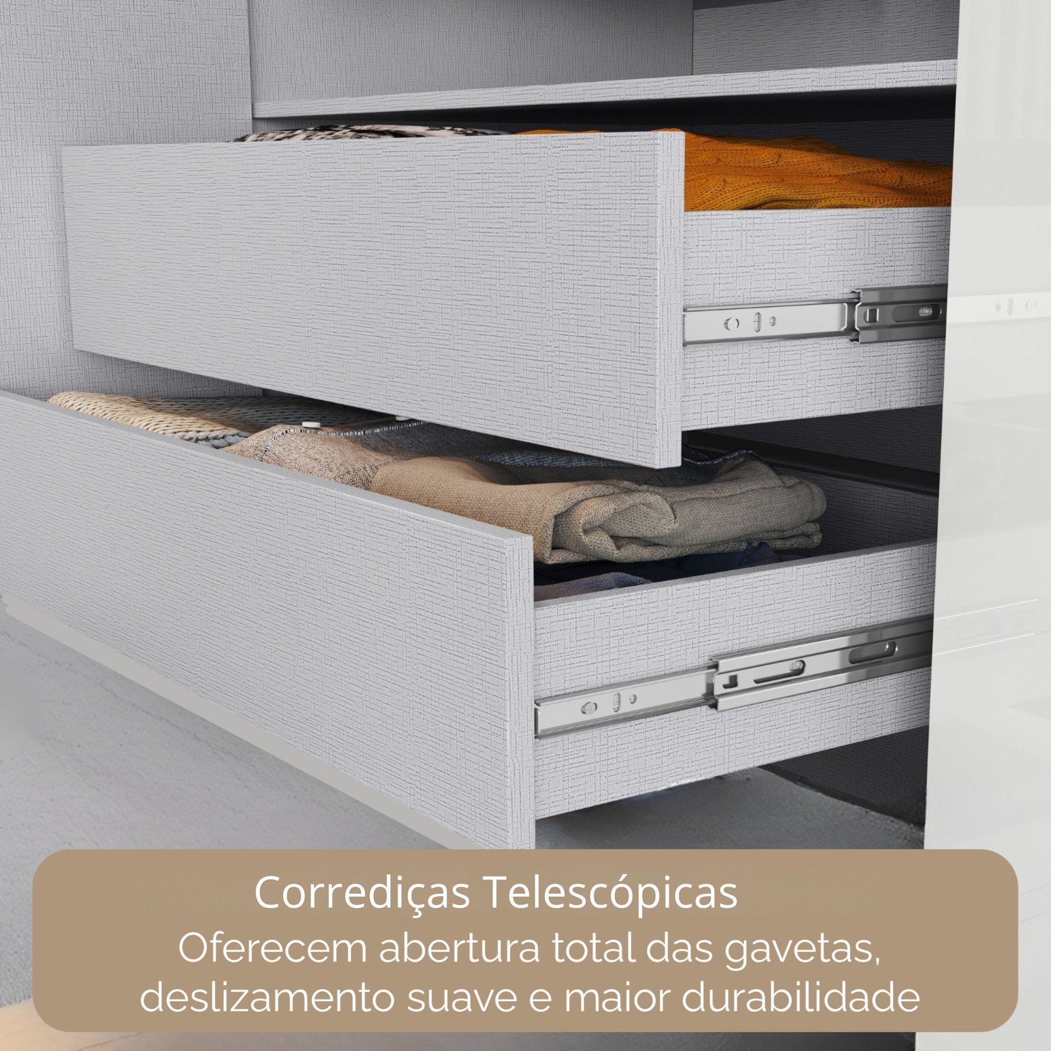 Guarda Roupa Casal 8 Portas 4 Gavetas Paris Espresso Móveis