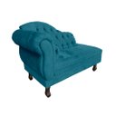 Ver imagem 3 de Mini Sofá Divã Decorativo Baby para Salas e Recepção:azul-royal