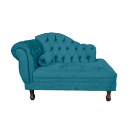 Mini Sofá Divã Decorativo Baby para Salas e Recepção:azul-royal - 1