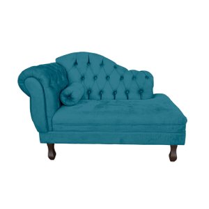 Mini Sofá Divã Decorativo Baby para Salas e Recepção:azul-royal