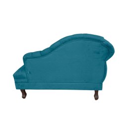 Mini Sofá Divã Decorativo Baby para Salas e Recepção:azul-royal - 4