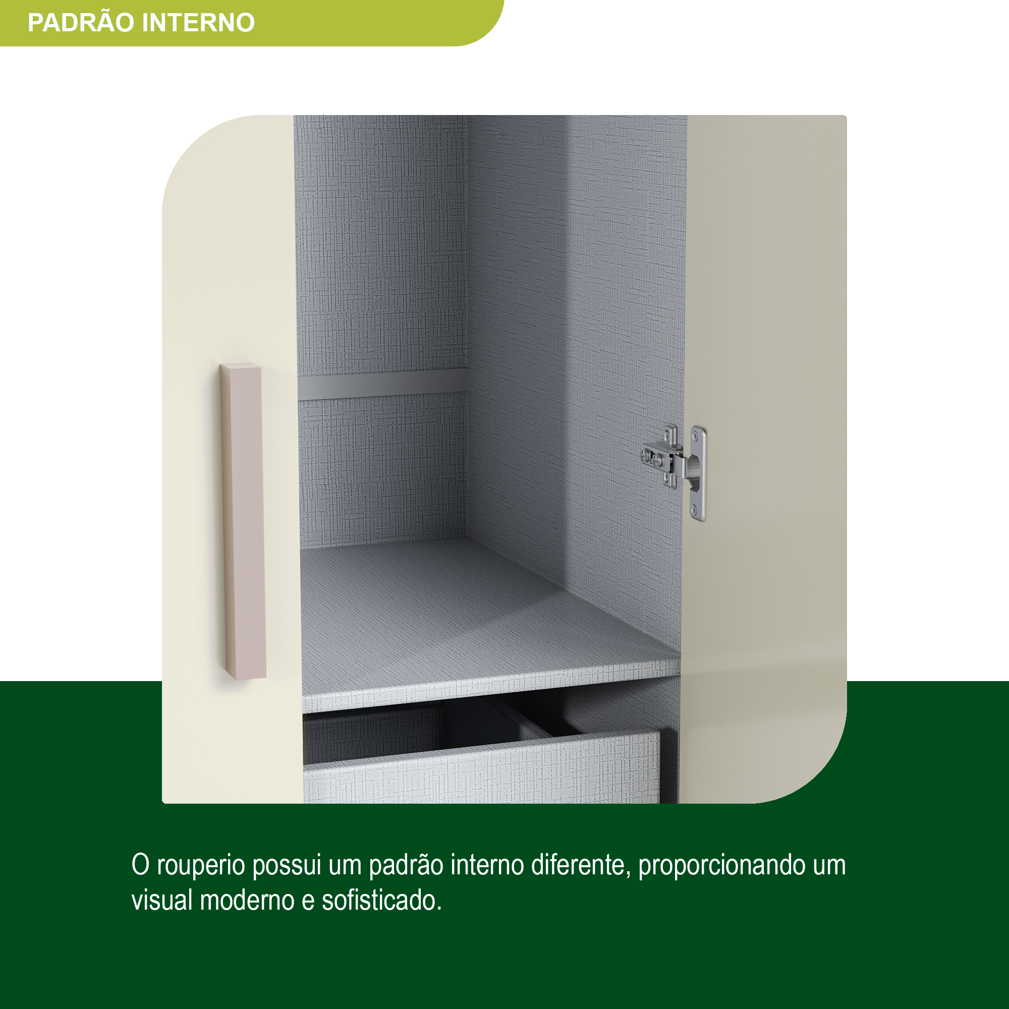 Guarda Roupa Casal 8 Portas 4 Gavetas Paris Espresso Móveis - 11