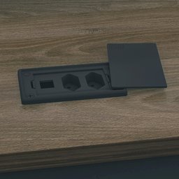 Mesa para Escritório Presidente Tamburato 258.2 cm com 4 Gavetas e 2 Portas - 7