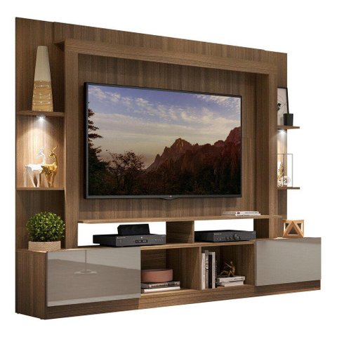 Estante Tv 65" com Leds Berlim Multimóveis V3392