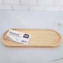 Ver imagem 3 de 12 Travessas de Bambu Petisqueira 33x12cm Bandeja Uz Servir Decorar Gamela