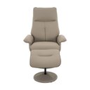 Ver imagem 5 de Poltrona de Massagem Reclinável e Giratória Arizona com Apoio de Pés Pu Fendi G56 - Gran Belo