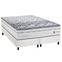 Ver imagem 1 de Conjunto Box Queen: Colchão Molas Herval Ensacadas Maxspring C1723 + Base Crc Corano White (158x198