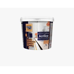 Rejunte Acrilico Platina Balde 1kg Argario - 1