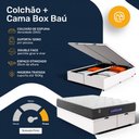 Ver imagem 4 de Cama Box Baú com Colchão Gazin de Espuma D28 Double Face Force Up Queen 158cm