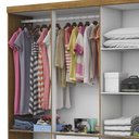 Ver imagem 6 de Guarda Roupa R22 6 Portas 2 Gavetas sem Espelho com Pés Carioca Móveis