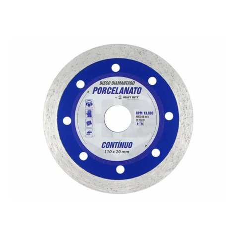 Kit 3 Disco Diamantado 110mmx20mm Porcelanato Contínuo Hduty