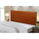 Ver imagem 2 de Cabeceira de Cama Box Madeira Estofada Casal Montreal:terracota