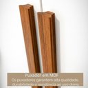 Ver mais imagens de Guarda Roupa Casal 8 Portas 4 Gavetas com Pés Paris Espresso Móveis Branco