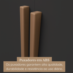 Guarda Roupa Casal 8 Portas 4 Gavetas com Pés Paris Espresso Móveis - 8